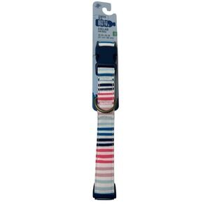 Petco Adjustable Dog Neck Collar Neck Ranges 16-26 Inches SZ Large Stripped NWT